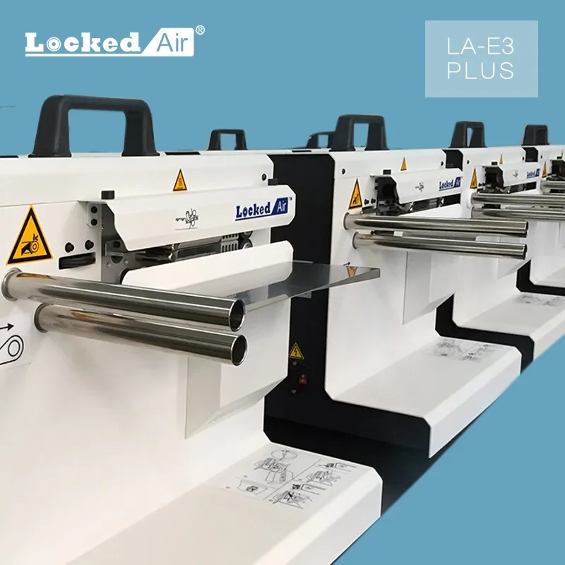 Factory supply pillow bubble bag buffer machine 28 meters per minute metal air cushion bag filler inflator machine