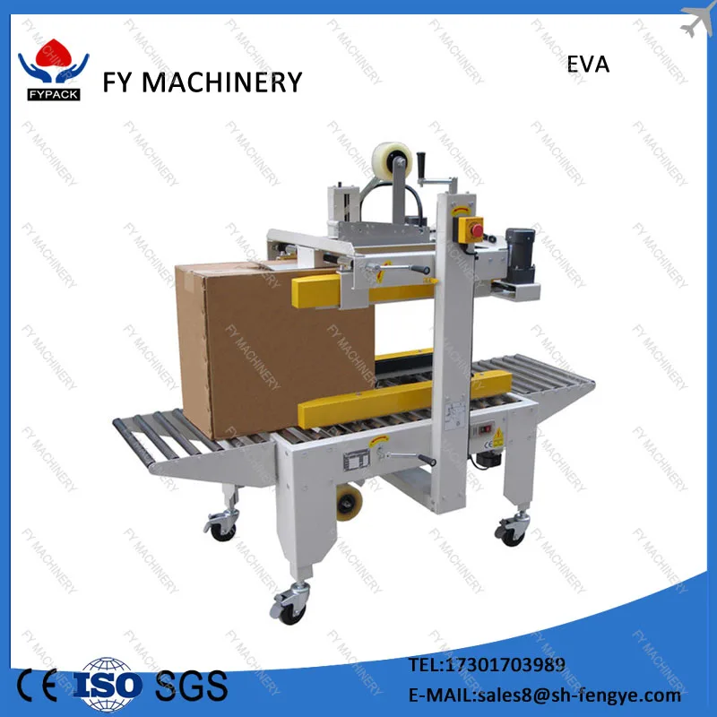 Automatic efficientive double drive carton box sealing machine for case