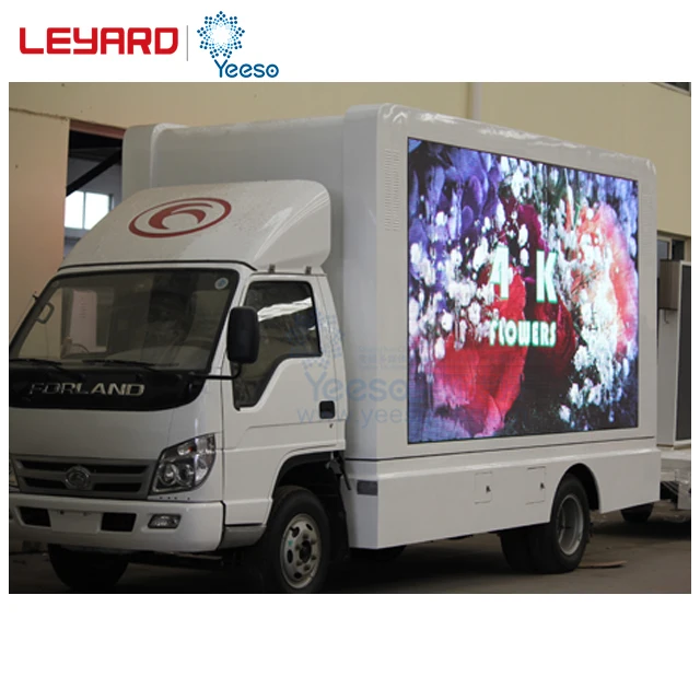 
YEESO Outdoor LED Billboard Event Truck YES-V6 digital mobile billboard truck for sale 