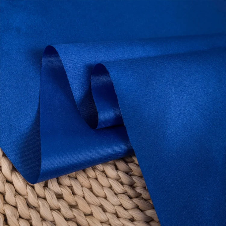 100%poly shiny dyed silky soft satin fabric for sleepwear wedding night dress acarf costume 50dx75d china supplier wholesale