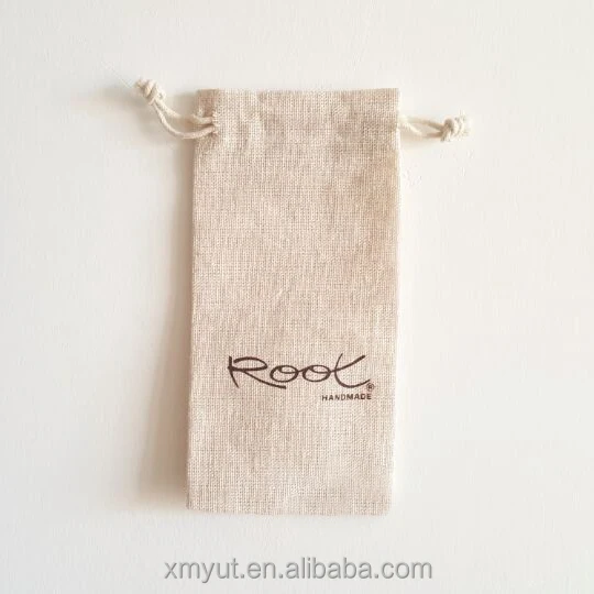 Drawstring Cotton String Bag/cotton Pouch Customized Size Customized Color Packing Acceptable
