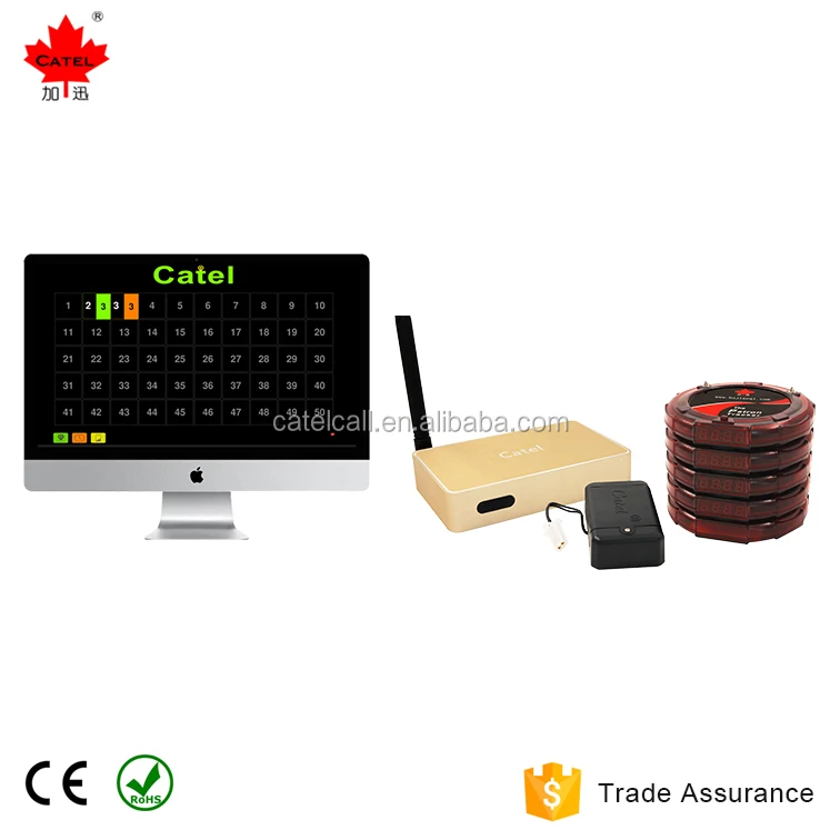 Restaurant table tracker customer desk position tracking system 10 or 20 tables