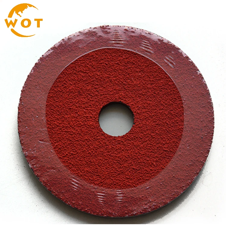 
China Manufacture Germany Grinding Abrasive Fused Aluminum Oxide Fiber Disc For Polishing Metal 