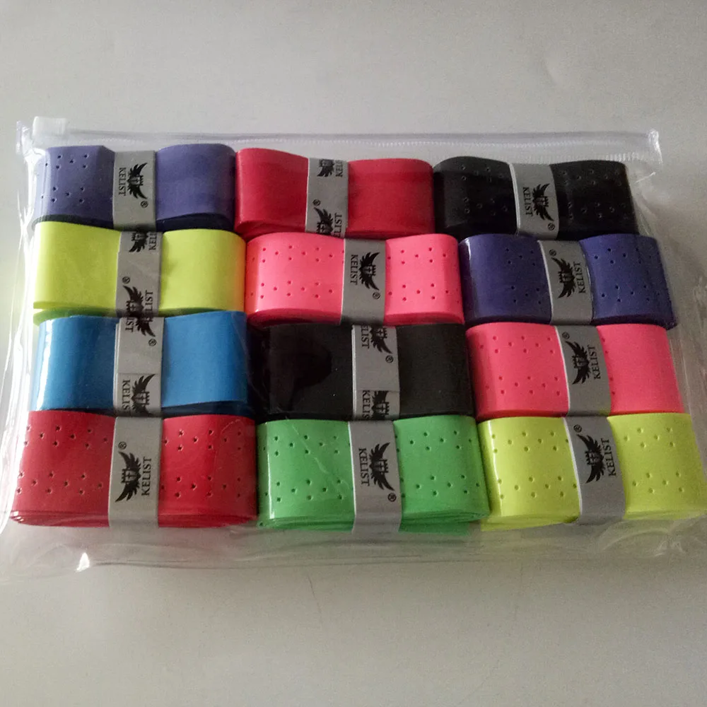 
Tennis Racket Grip Anti Slip Perforated Super Absorbent Tennis Overgrip Accessories 