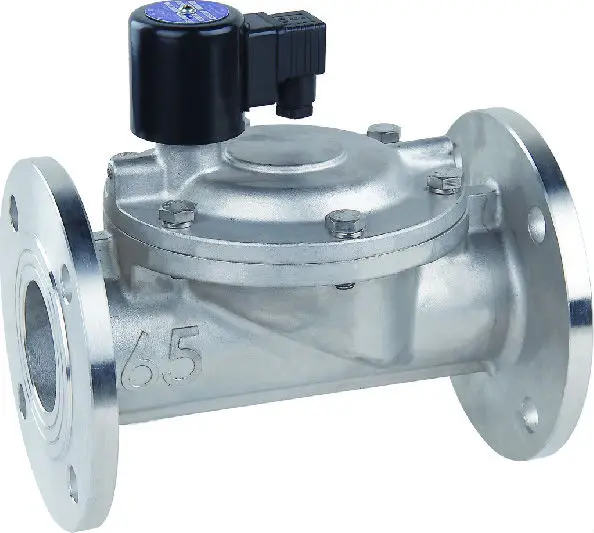 DFD-JF фланец водяного соленоидного клапана DN25 мм ~ 100 мм из нержавеющей стали