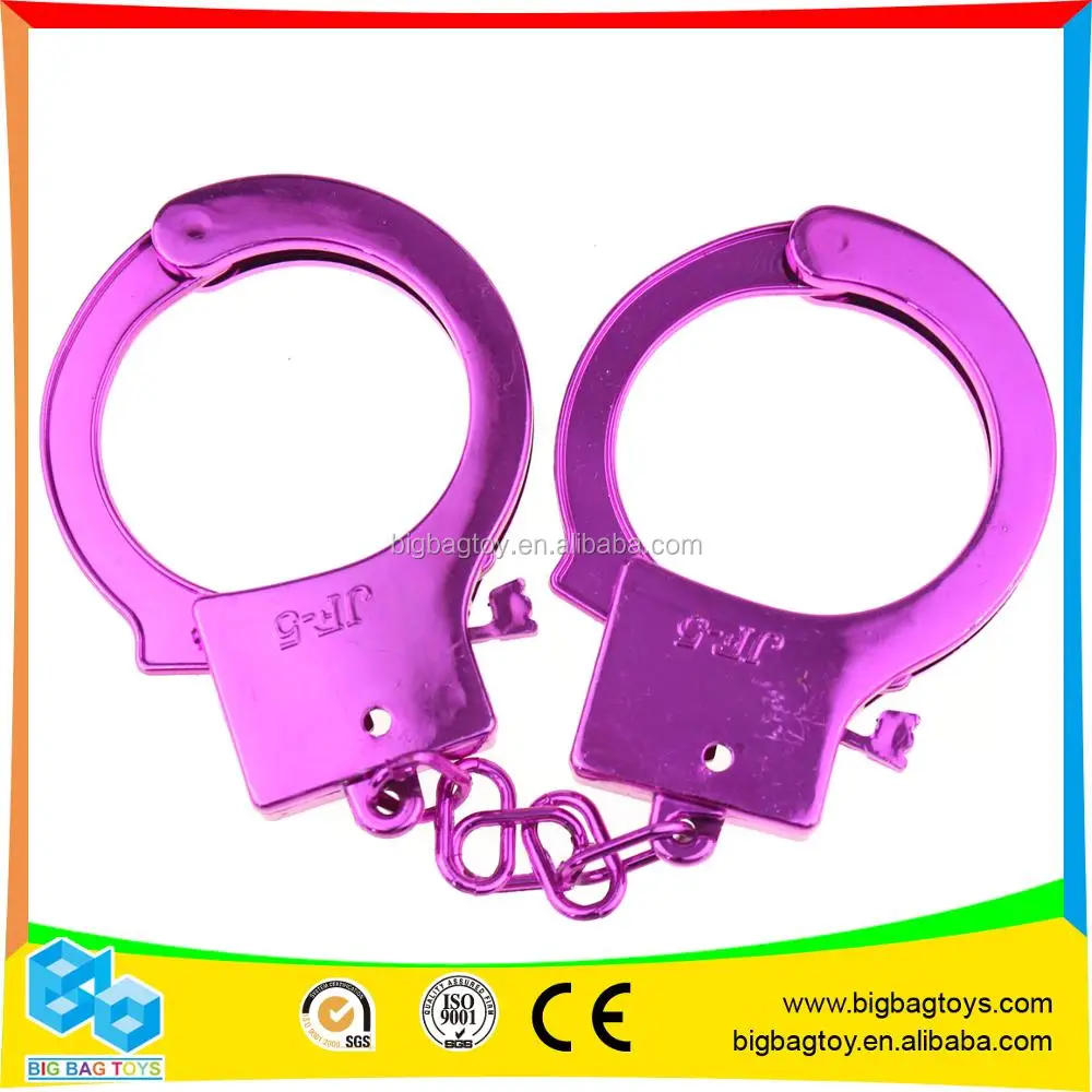 high quality plastic wholesale cheap handcuffs police toys for kids