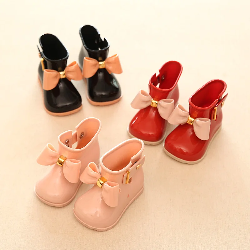 
Mini mel sugar rain bow mary jane kids toddlers jelly boots 