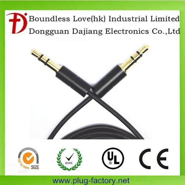 China supplier 3.5mm stereo audio cable