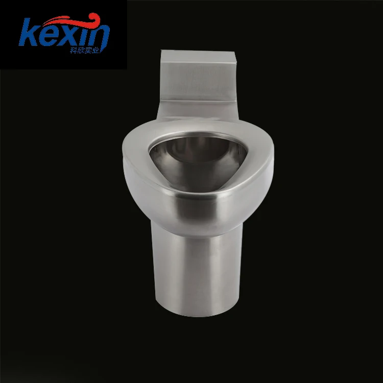 Factory Special Design Bathroom New Product Water Saving Wall Hung Stainless Steel Prison Toilet Bowl