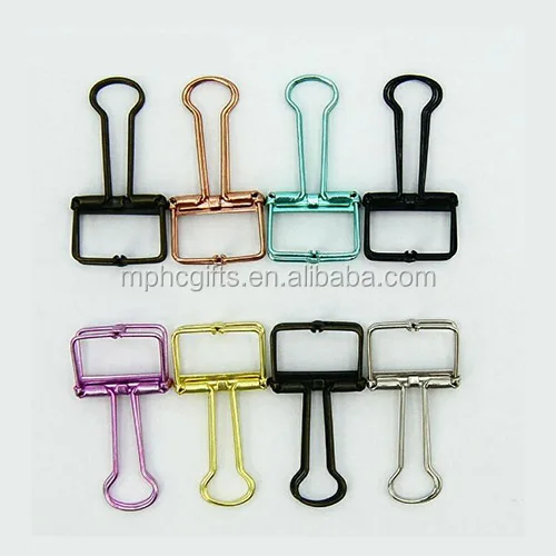 New Novelty Popular Metal Hollow Fold-back Wire Long Tail Clips