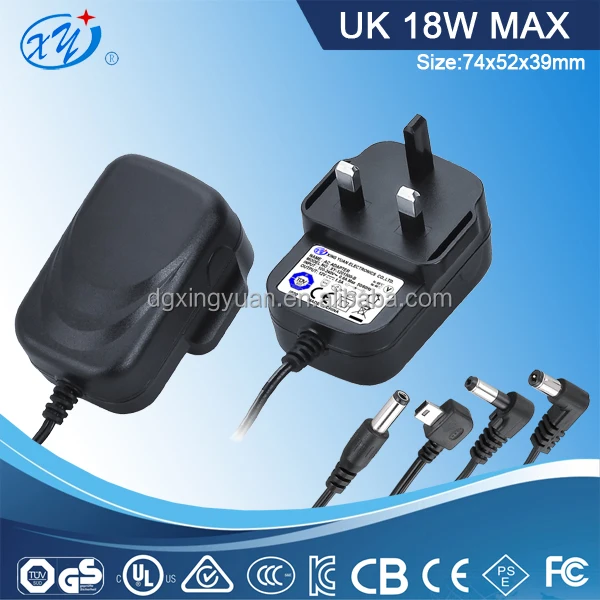 Delta Electronics Inc адаптер переменного тока 12 В 1250ma универсальный блок питания с различной вилкой