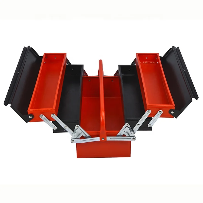 Wholesale Cheap 22 Inch 5 Bucket Folding Portable Tool Box/Tool Chest