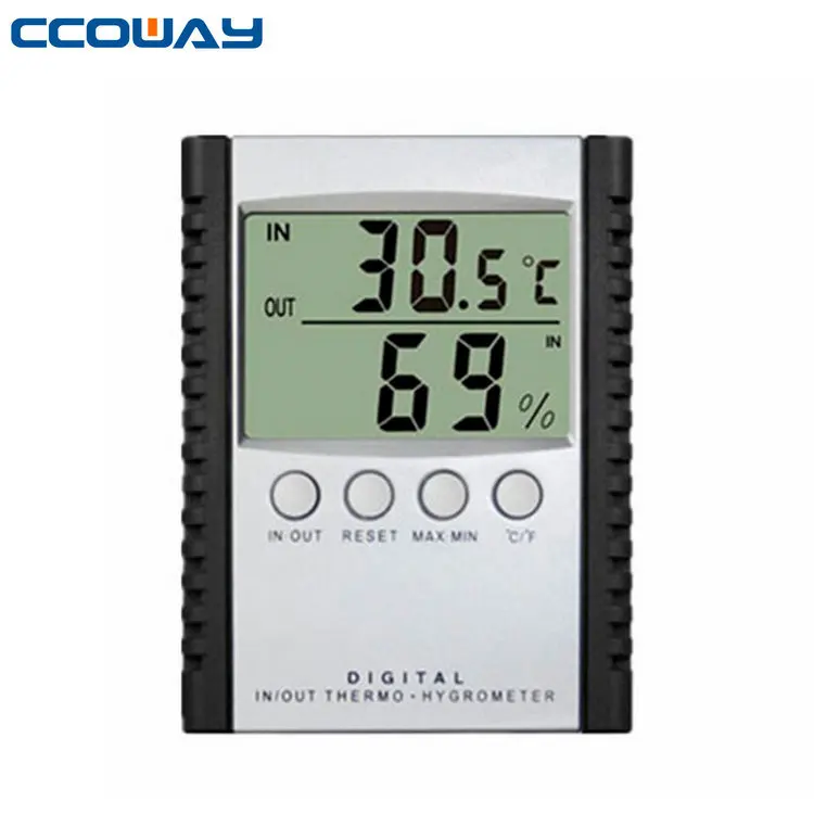 New Digital Hygrometer Therm o Hydro Thermometer LCD Display temperature and humidity