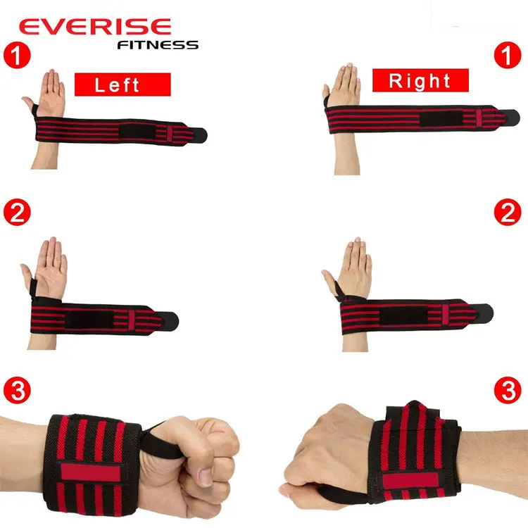 
Wholesale Cross Training Workout Gym Powerlifting Bodybuilding Wrist Wraps 