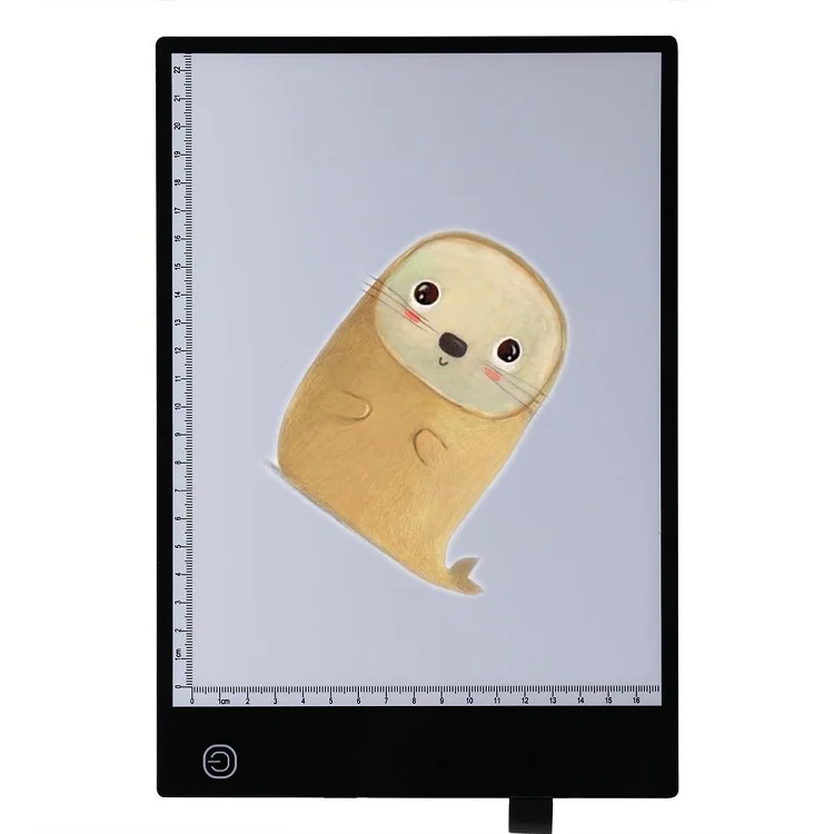 
12inch portable bright drawing board led Light Pad with scale and pencil pouch led tracing board for students 