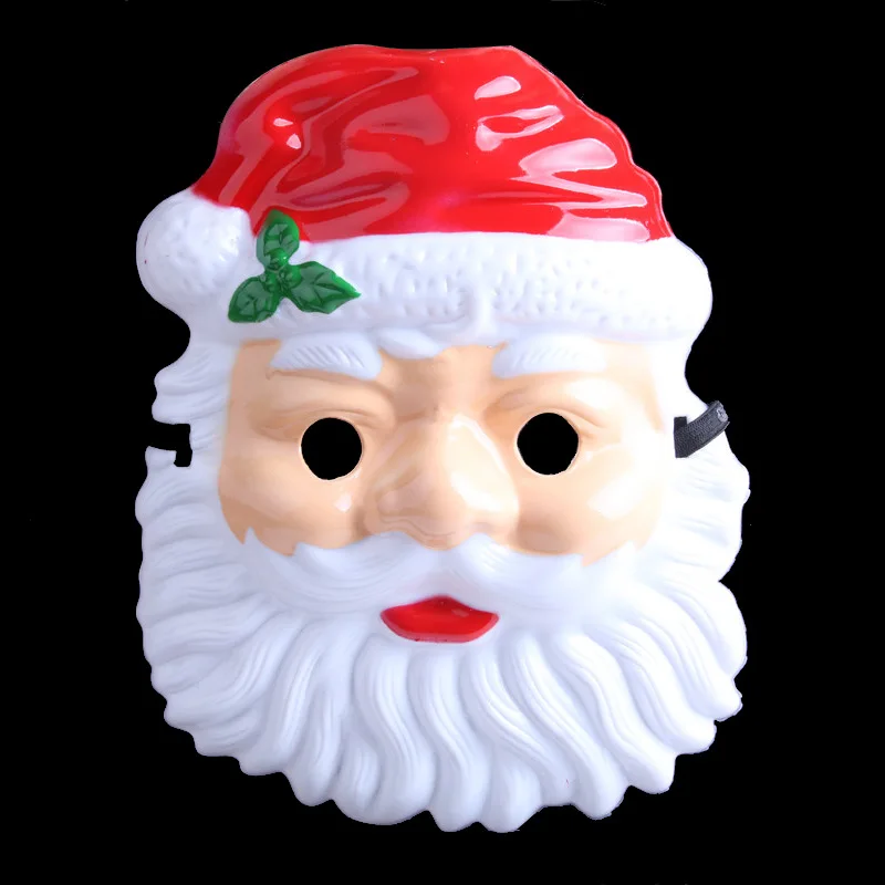Лидер продаж дешевые Рождественский вечер пластиковый Санта-Клаус Маска