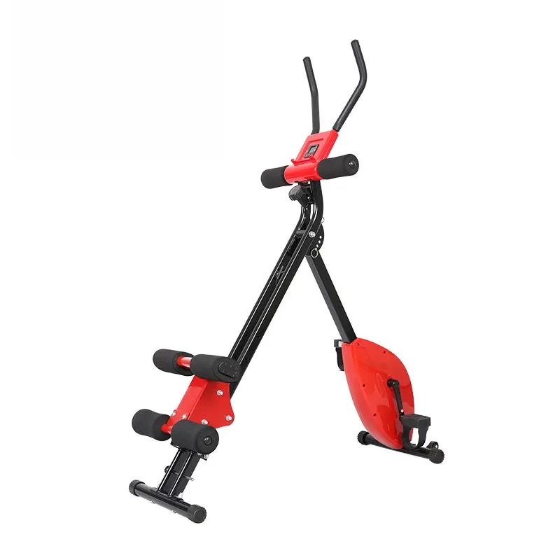 2 in 1 Home Use Portable Fitness Equipment Body Shaper Magnetic Stationary Bike Abdominal Exercise Crunch Machine