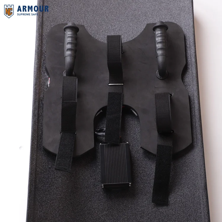 Легкий вес NIJ IV уровень портативный керамический полиции баллистический щит с колесами