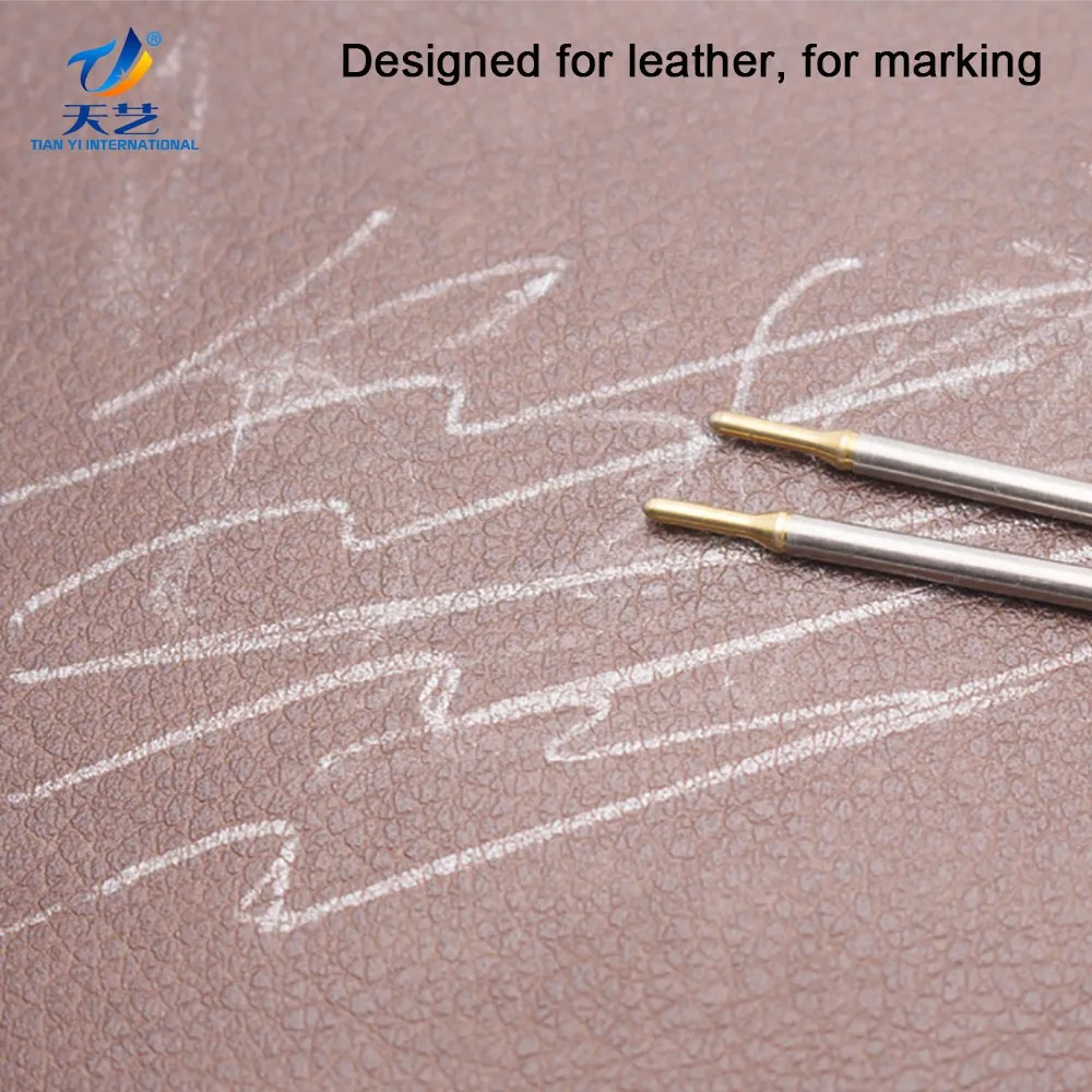 metal silver refills for leather marking offer customs logo and package with wax protection