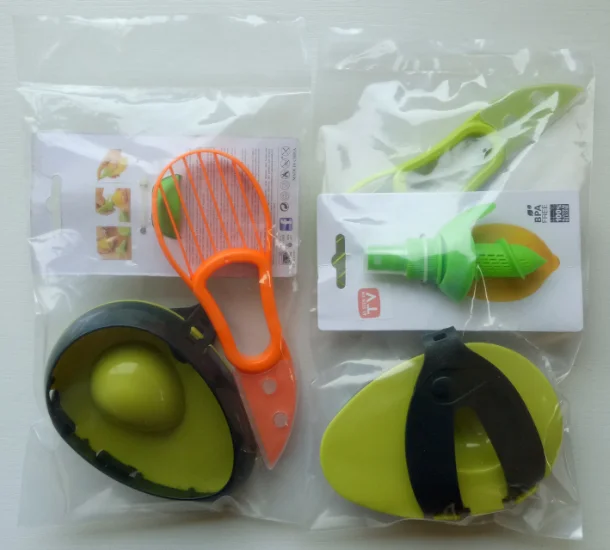 
Hot selling set of 3 kitchen tool kitchen gadget avocado saver slicer citrus sprayer 