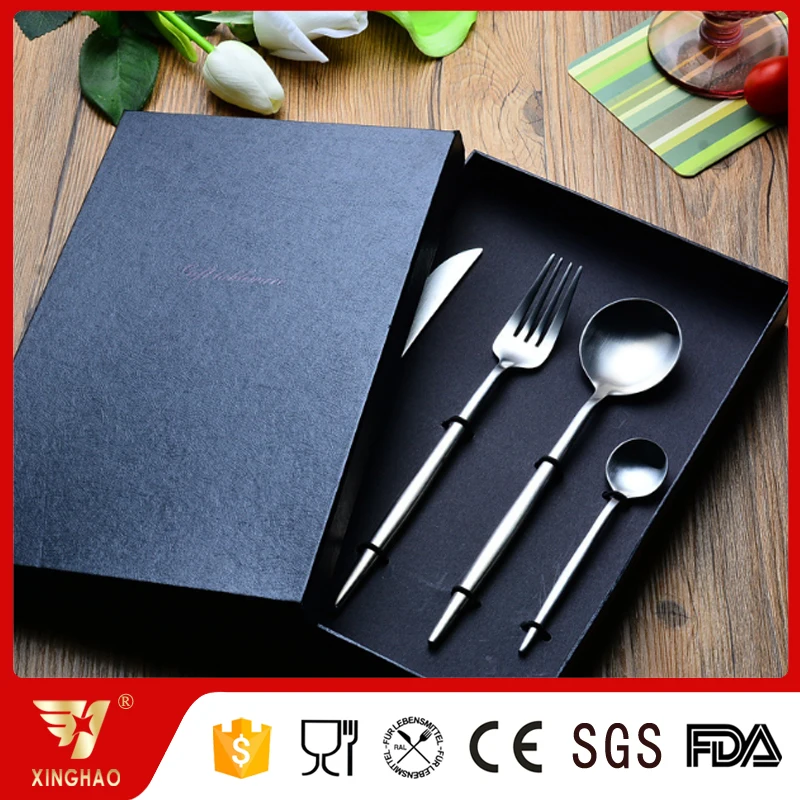 30% OFF Luxury 4 Pcs Gold Plated Cutlery Set Christmas Gift