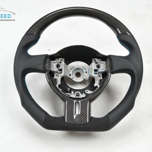 
Black Carbon Fiber Steering Wheel racing car wheel For GT86 BRZ 