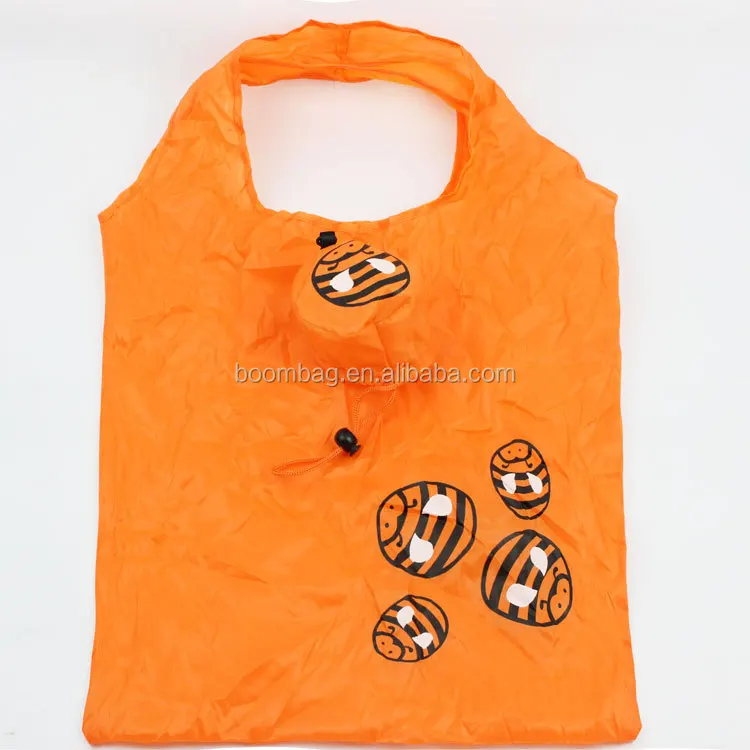 Novelty Ladybug + Nemo Fish + Dog + Penguin + Bear + Cat Animal Shaped Reusable Polyester Foldable Shopping Bag