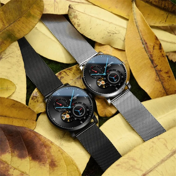 Fashion Tourbillon Mechanical watches CARNIVAL 8062 Automatic watch men Small second dial 24 hours display Sapphire Montre homme