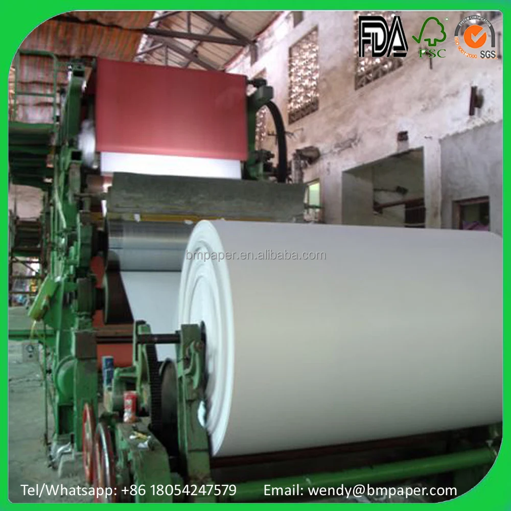 
48gsm 781mm newsprint paper reel / daily paper / newspaper jumbo roll 