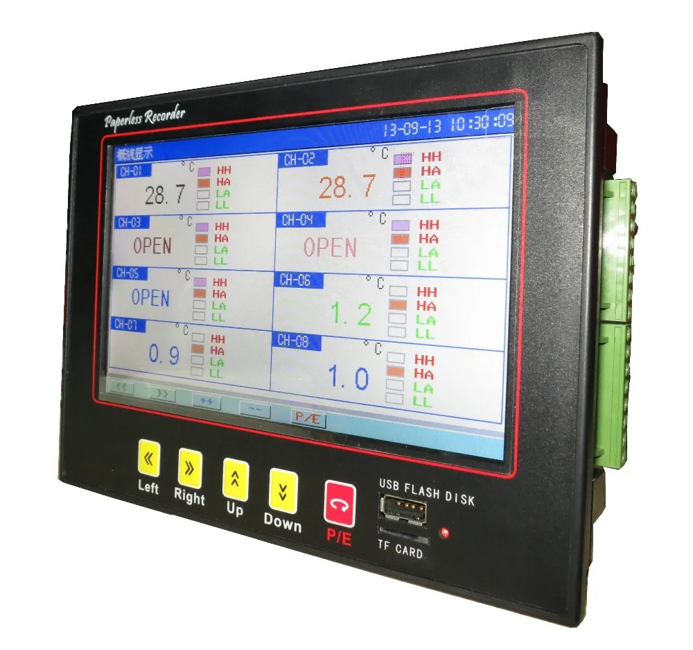 Kh800g цифровой RS485 USB безбумажной регистратор температуры