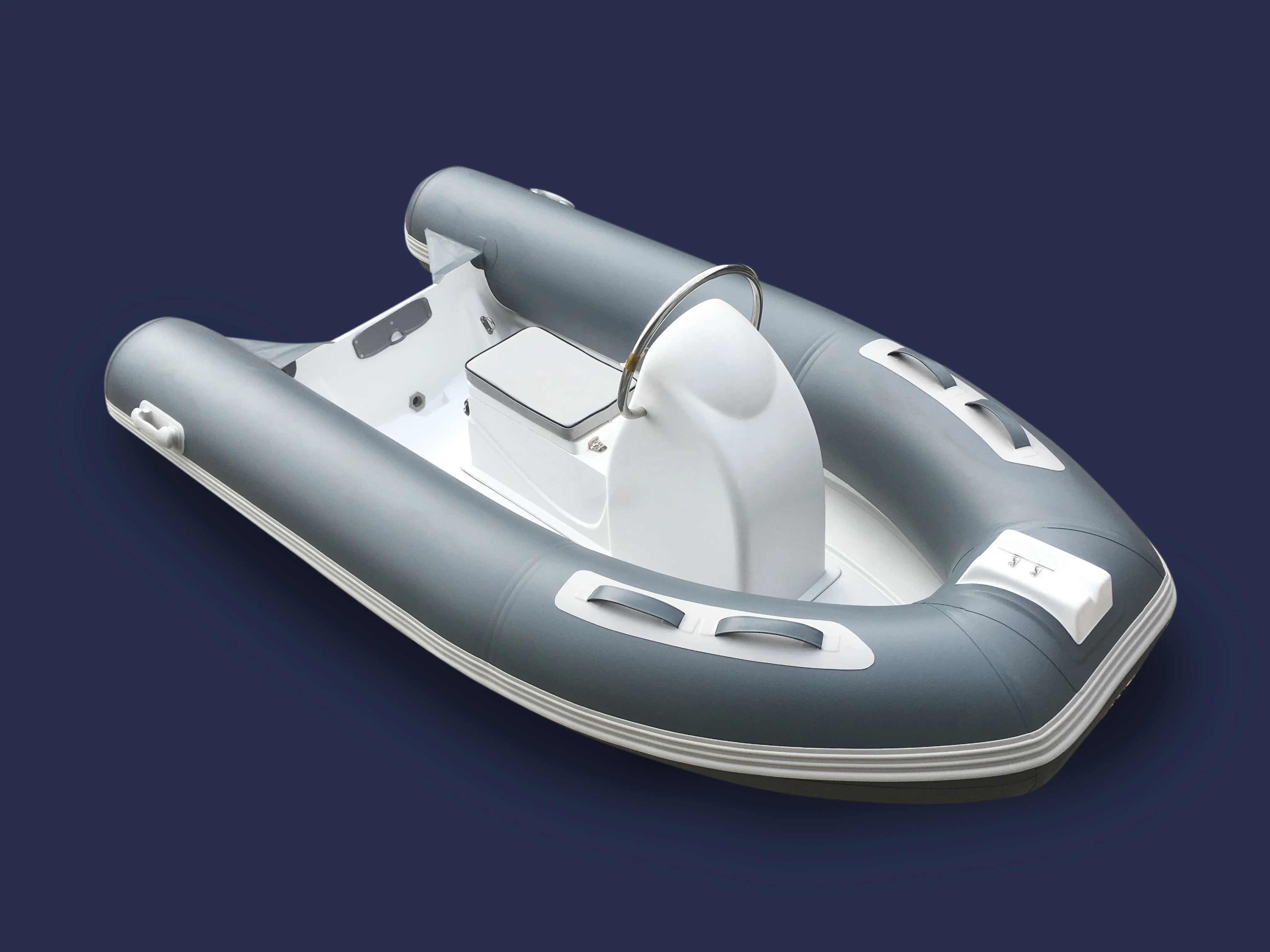 Goboat RIB300 3.0M 10Ft High Performance Aluminum Double Hull Deep PVC Hypalon Inflatable Boats For Sale RIB300