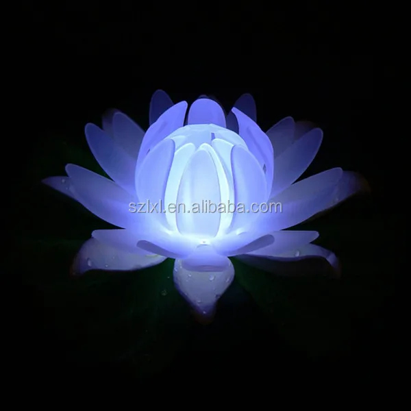 
Светодиодная Водонепроницаемая плавающая Лилия на батарейках/светодиодный Лотос 