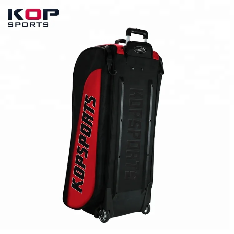 
2021 KOP SPORTS Custom Waterproof Full Size Championship Wheeled Baseball Equipment Bag For Players 