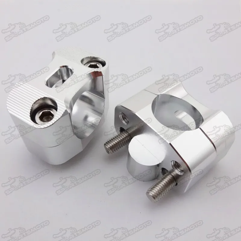 Толстые зажимы на руль, подъемник 1 1/8 дюйма, сплав для квадроциклов, мотоциклов, внедорожников