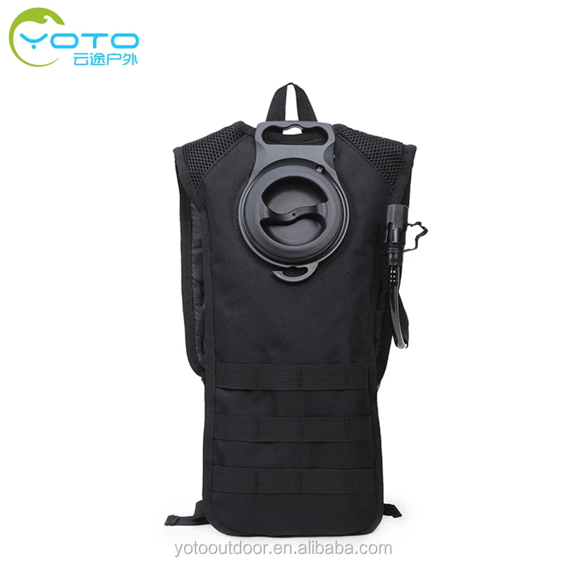 Outdoor Camouflage Tactical Hydration Backpack Water Bladder Bag for Hiking Trail Running