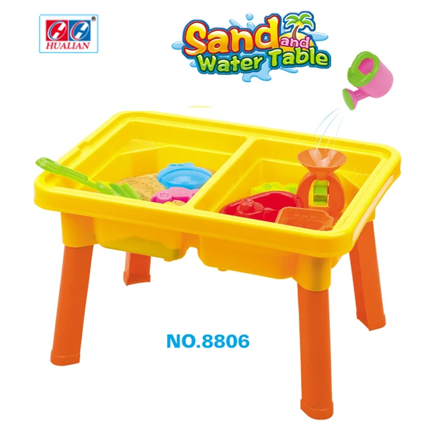Лидер продаж, летние детские пластиковые настольные игрушки с песком, оптовая продажа пляжных предметов