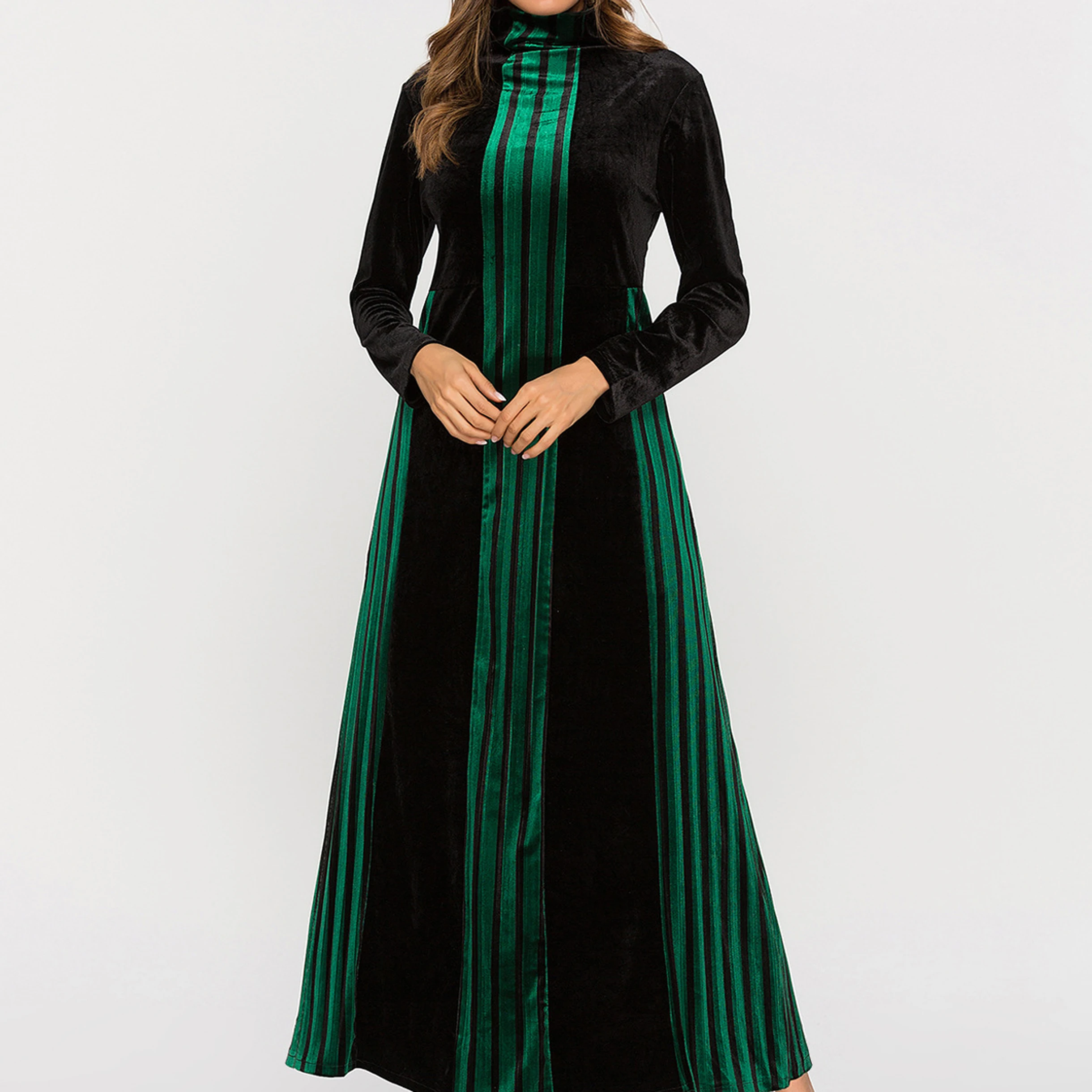 New Style  Velvet Other Dresses  Abaya Muslim Dress For Women