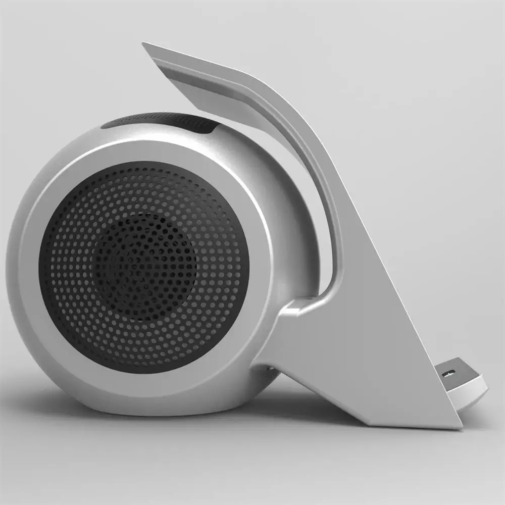 top selling products 2017 electronic new design wireless charging BT 4.0 speaker waterproof with NFC function