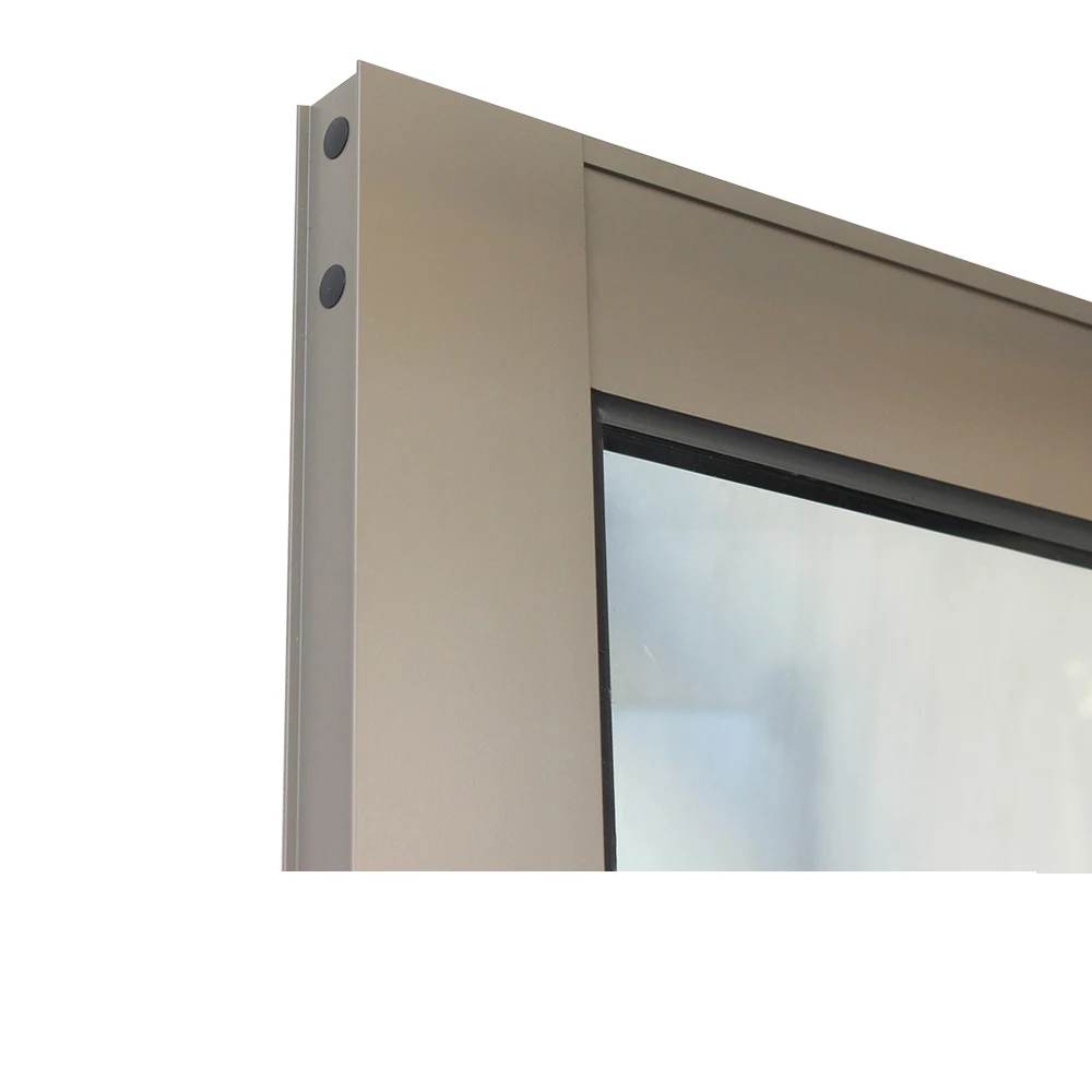 
Thermal break aluminum double glass exterior hinge doors designs 