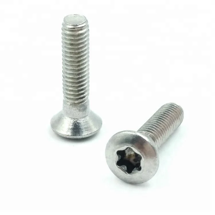 Hexalobular / Six Lobe / Torx Drive Oval Countersunk Flat Head Machine Screws
