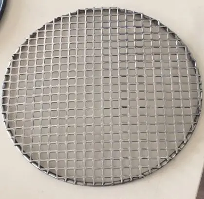 Корейский Ресторан барбекю гриль сетка 304 нержавеющей стали 295 мм круглый антипригарный проволочная