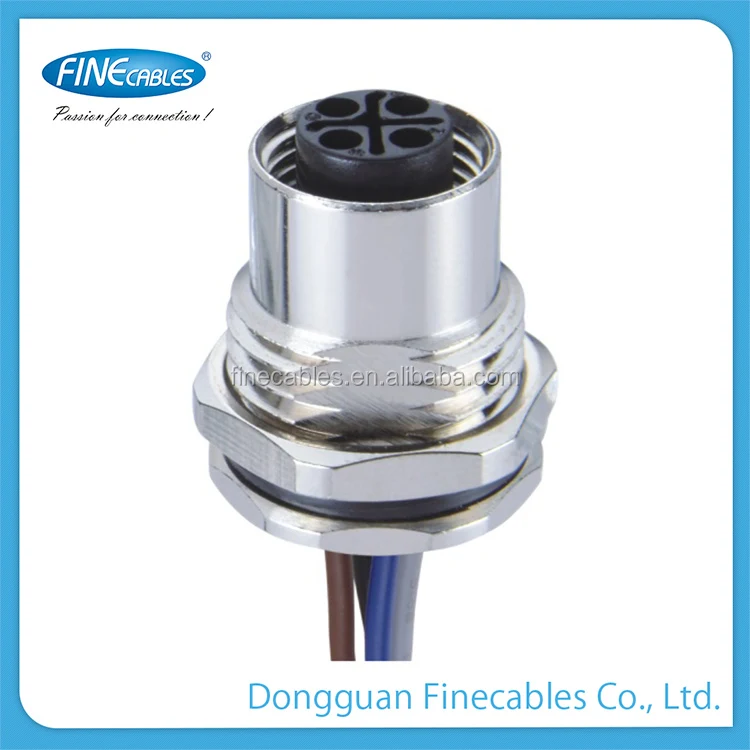 M12 мужского и женского пола 4 pin 5 pin-кодирования разъем адаптера питания