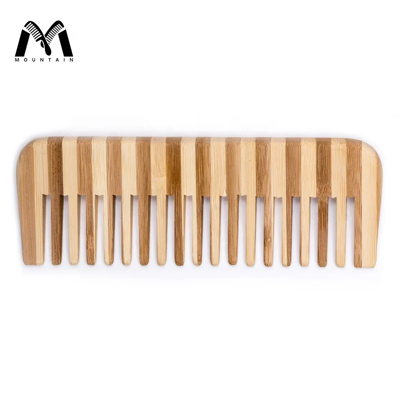 Hot-selling Wholesale Natural Bamboo Travel Wooden Hair straightener Comb