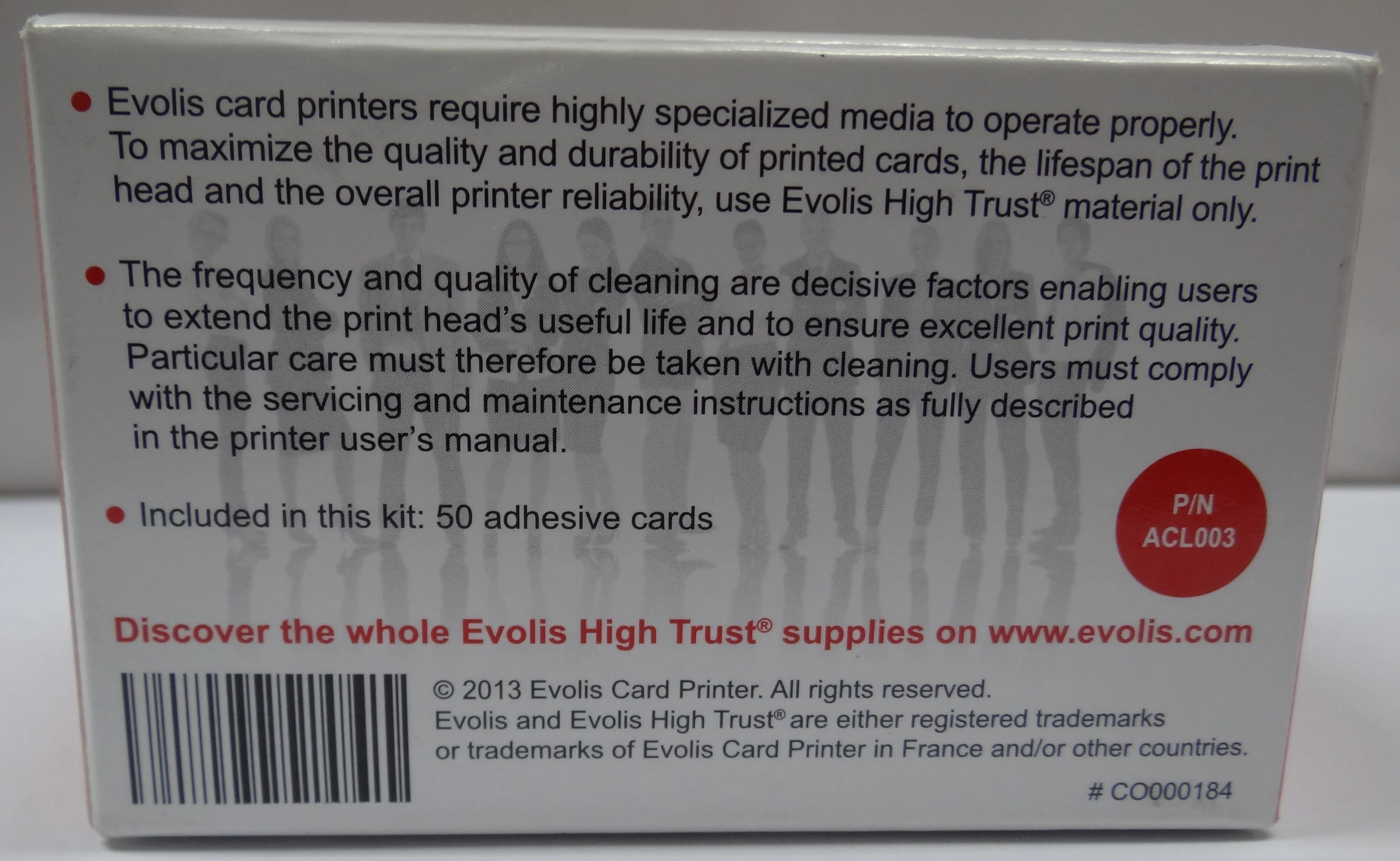 Оригинальная цветная лента YMCKO Evolis R3011/R3011C 200