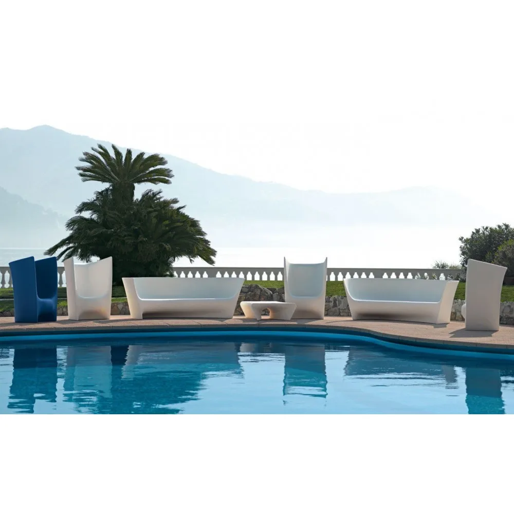 Modern classic sofas fiberglass chair sofa table set outdoor furniture set