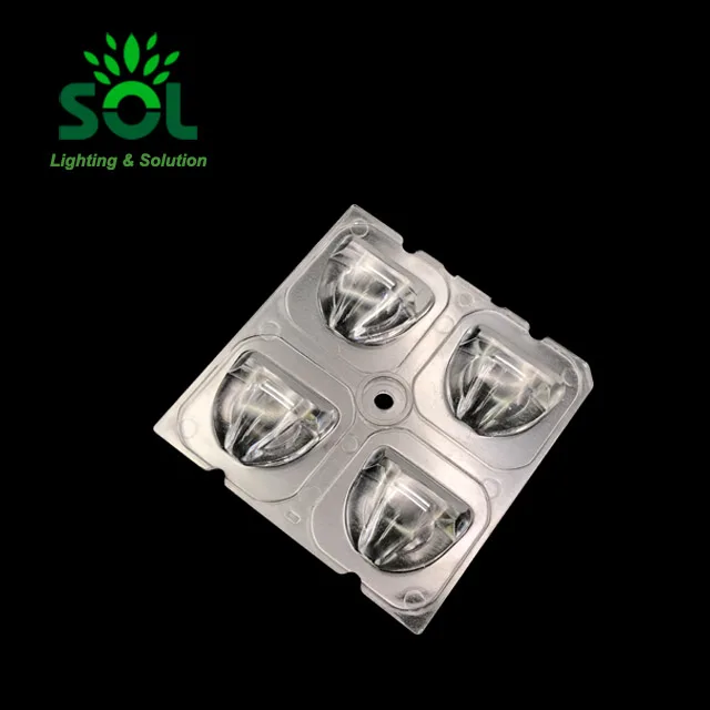  135X60 градусов светодиодный модуль 3535 SMD оптический объектив для уличного