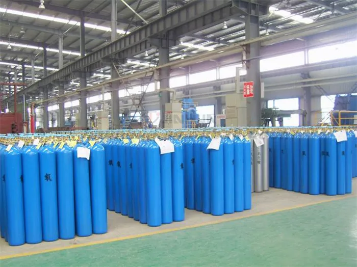 Seamless Steel Industrial Oxygen Gas Cylinder For Sale