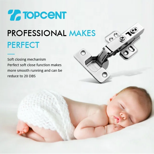 Topcent CH.3339 крепежные петли односторонние кухонные мягкие закрытые