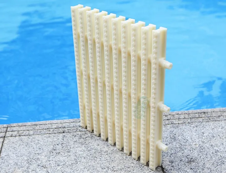 High quality ABS material swimming pool gutter grating for sale swimming pool overflow grating