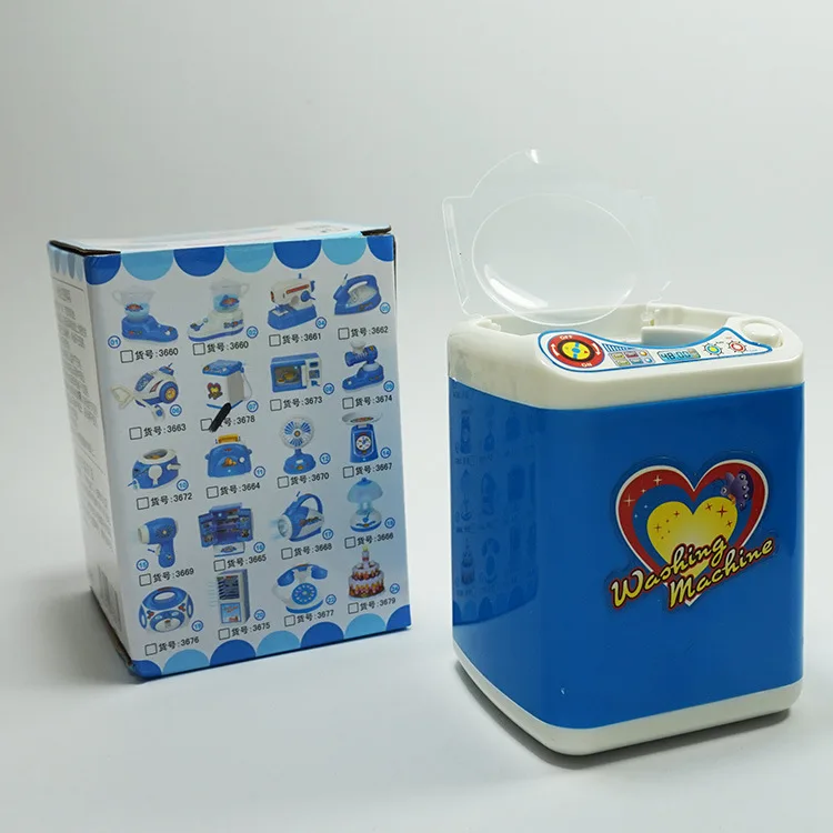 Wholesale electric toy washing machine washing powder puff makeup brush can dehydrate and drain